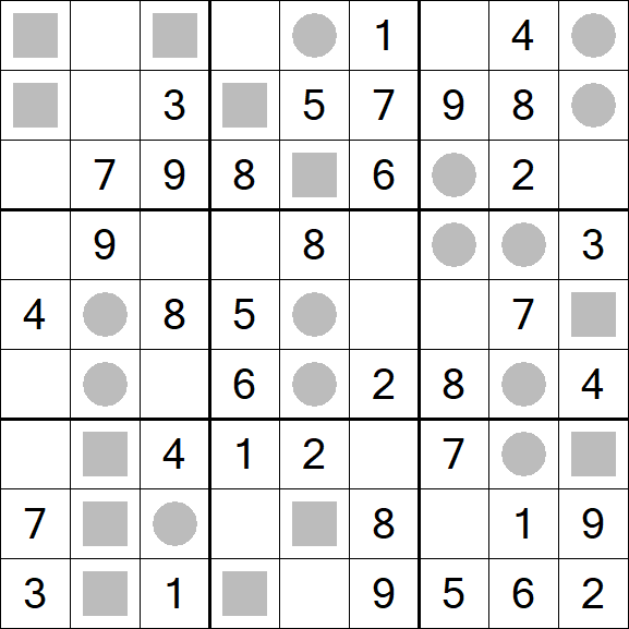 Even-Odd Sudoku - Easy