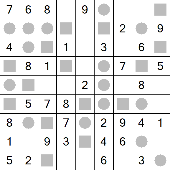 Even-Odd Sudoku - Easy