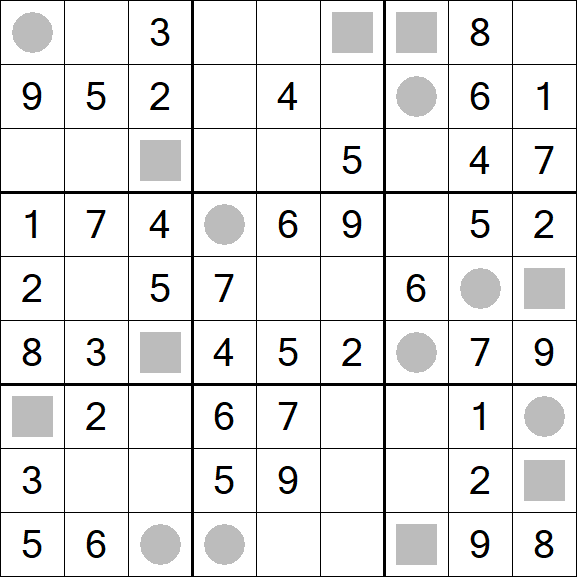 Even-Odd Sudoku - Fácil