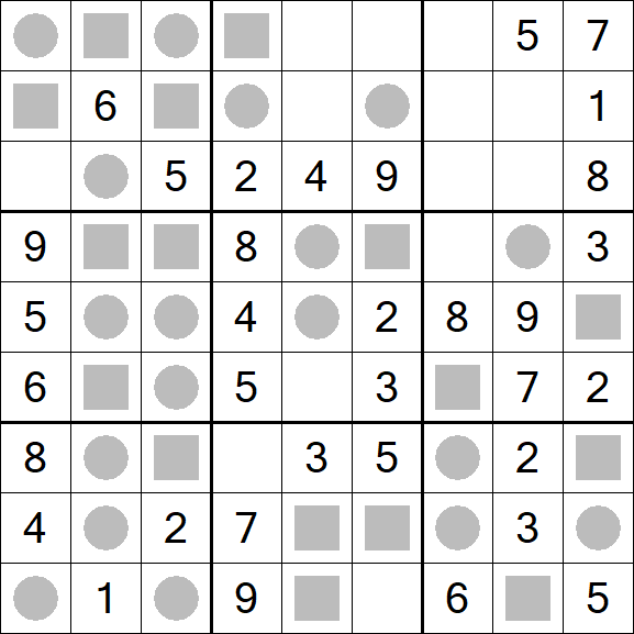 Even-Odd Sudoku - Easy
