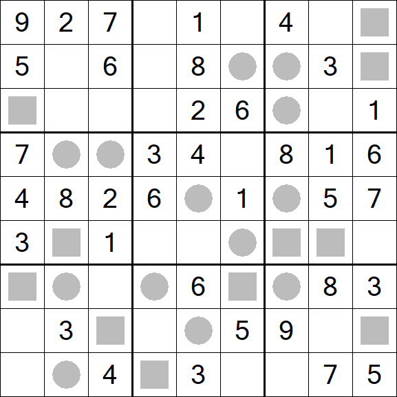 Even-Odd Sudoku - Easy