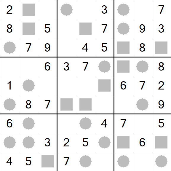 Even-Odd Sudoku - Easy