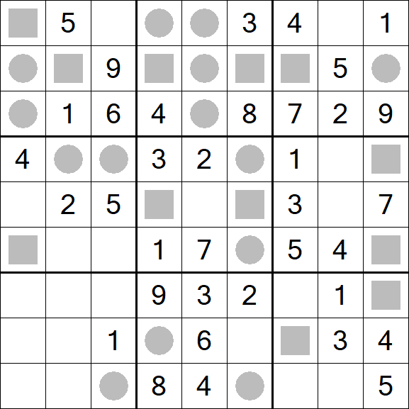 Even-Odd Sudoku - Easy