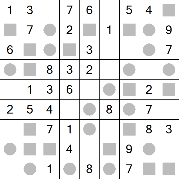 Even-Odd Sudoku - Easy