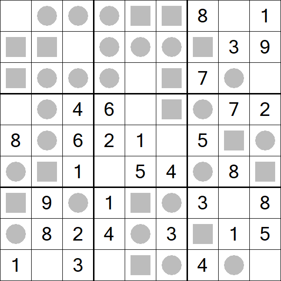 Even-Odd Sudoku - Easy