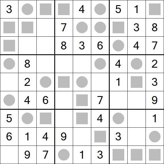 Even-Odd Sudoku - Easy