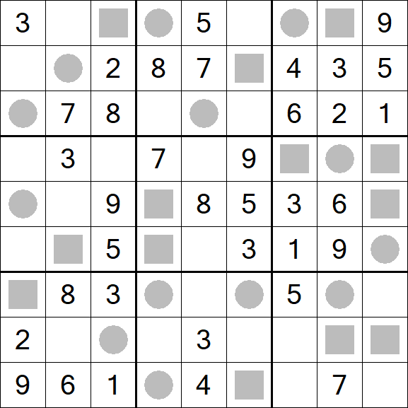 Even-Odd Sudoku - Easy
