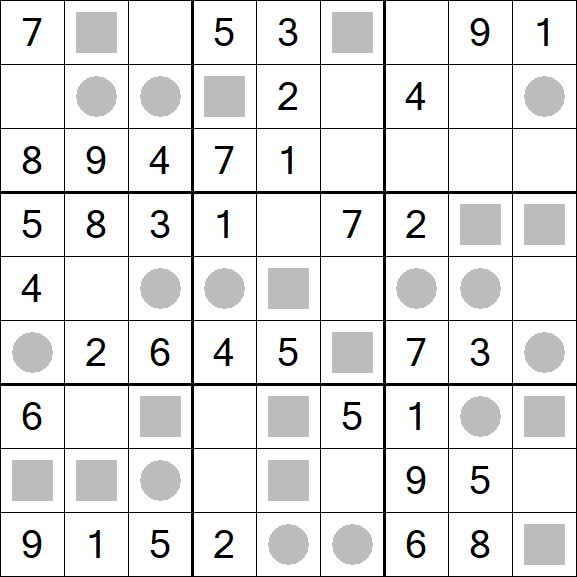 Even-Odd Sudoku - Easy