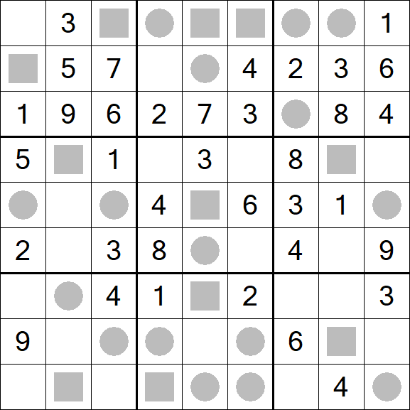 Even-Odd Sudoku - Easy