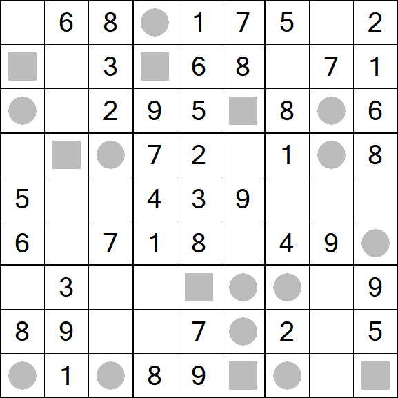 Even-Odd Sudoku - Easy