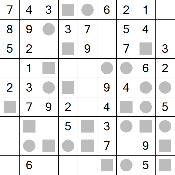 Even-Odd Sudoku - Easy