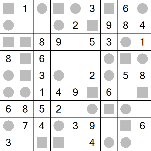 Even-Odd Sudoku - Easy