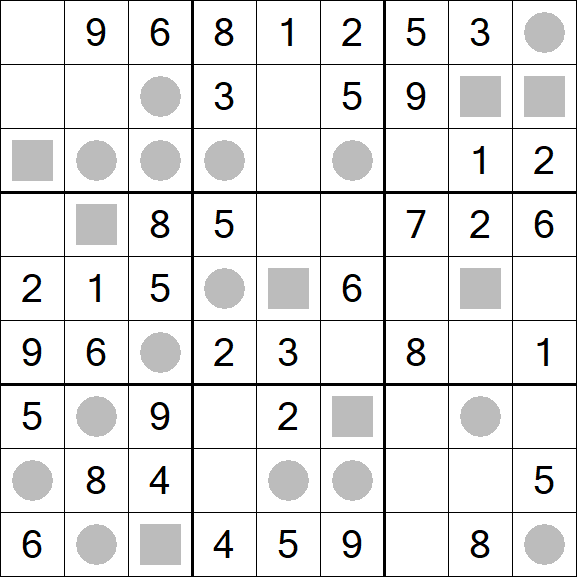 Even-Odd Sudoku - Fácil