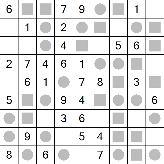 Even-Odd Sudoku - Fácil