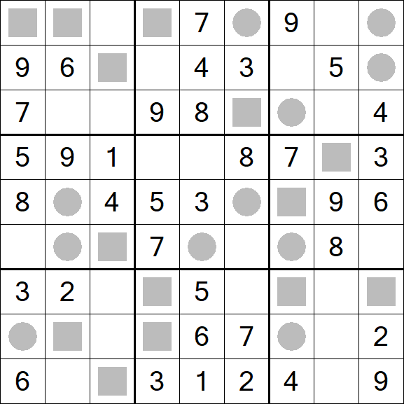Even-Odd Sudoku - Fácil