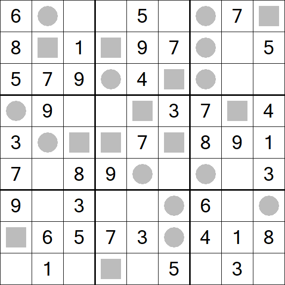 Even-Odd Sudoku - Easy