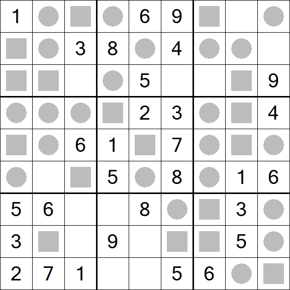 Even-Odd Sudoku - Easy