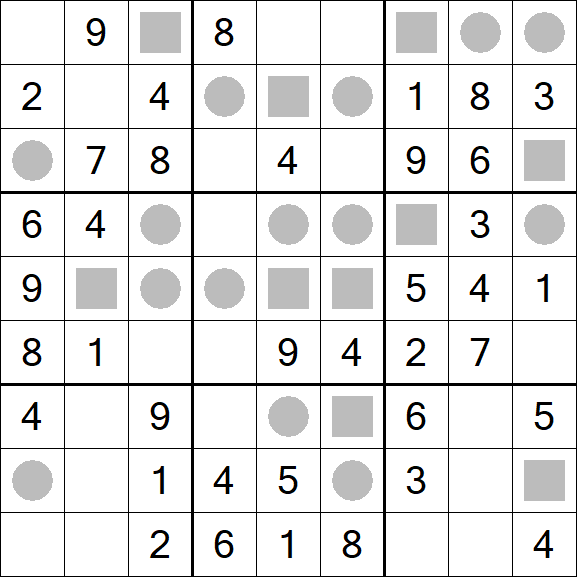 Even-Odd Sudoku - Fácil