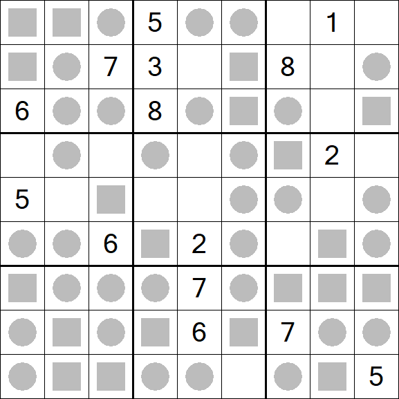 Even-Odd Sudoku - Difícil
