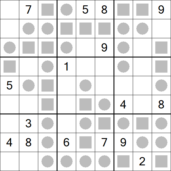 Even-Odd Sudoku - Difícil