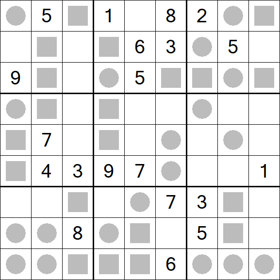 Even-Odd Sudoku - Difficile