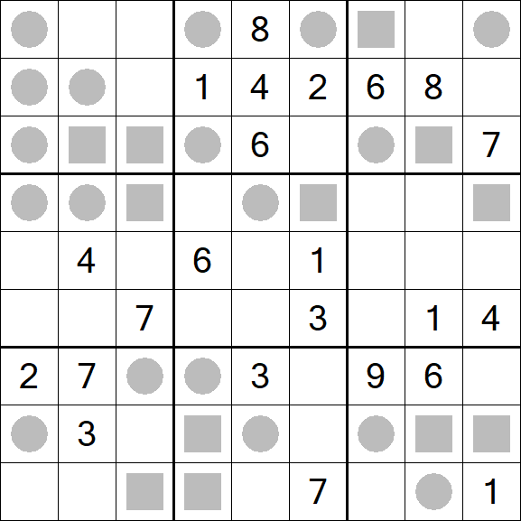 Even-Odd Sudoku - Difficile