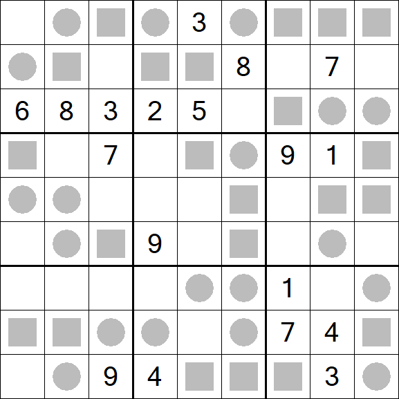 Even-Odd Sudoku - Difficile