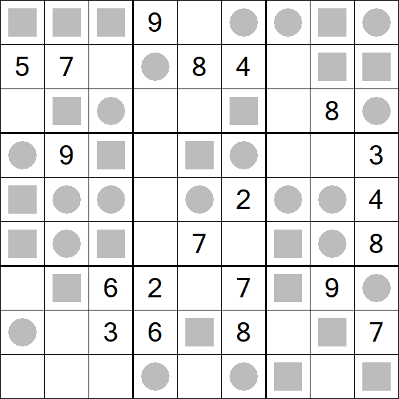 Even-Odd Sudoku - Difficile