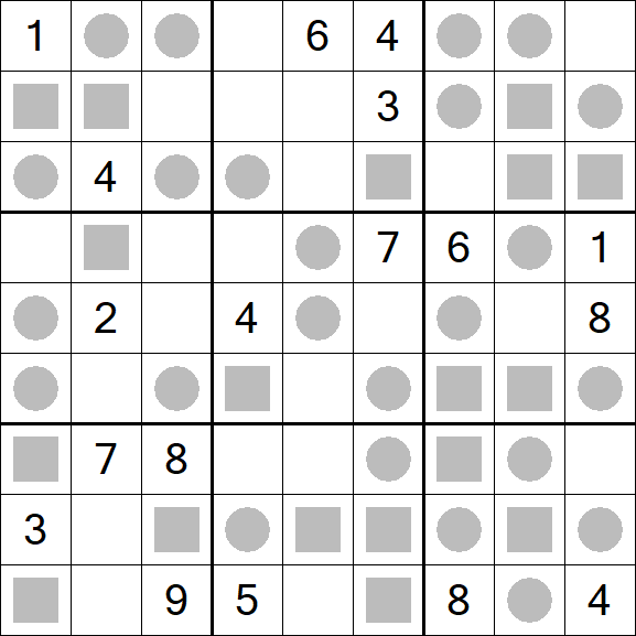 Even-Odd Sudoku - Difficile