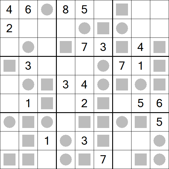 Even-Odd Sudoku - Difficile