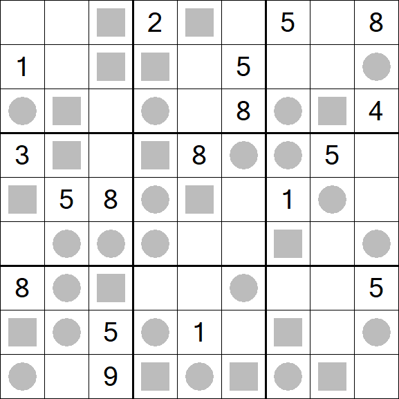 Even-Odd Sudoku - Difficile
