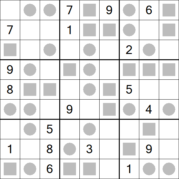 Even-Odd Sudoku - Difficile