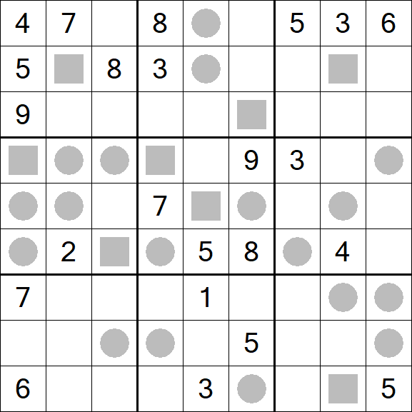 Even-Odd Sudoku - Difficile