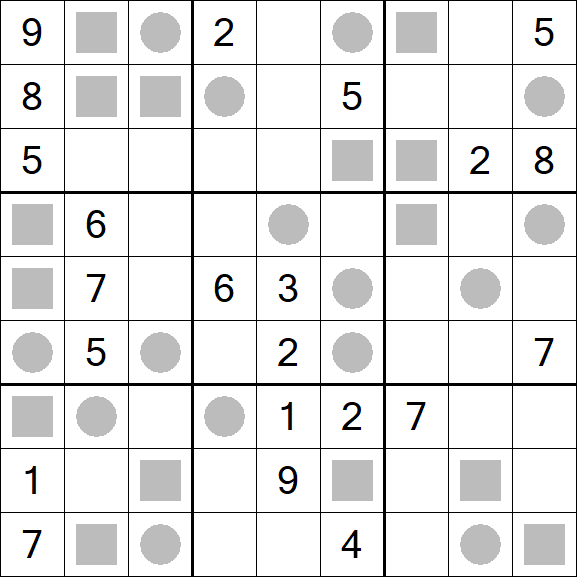 Even-Odd Sudoku - Difficile