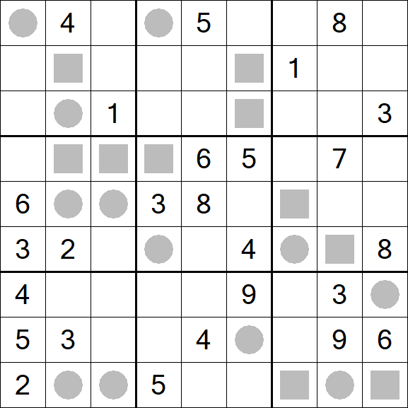 Even-Odd Sudoku - Difficile