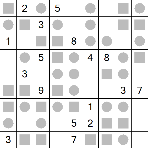 Even-Odd Sudoku - Difficile