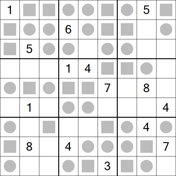 Even-Odd Sudoku - Difficile