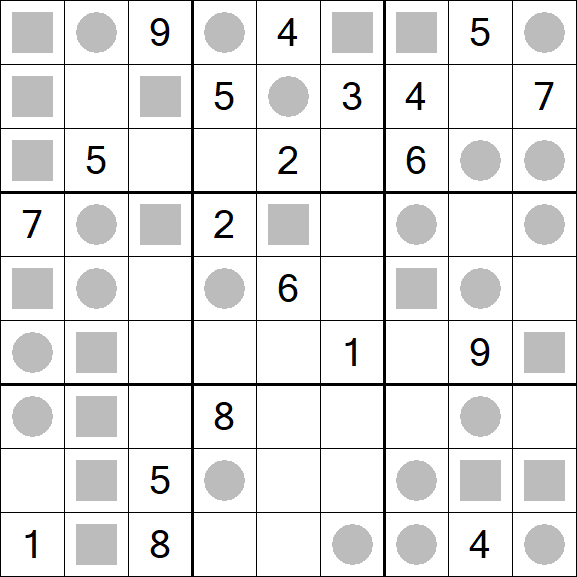 Even-Odd Sudoku - Hard