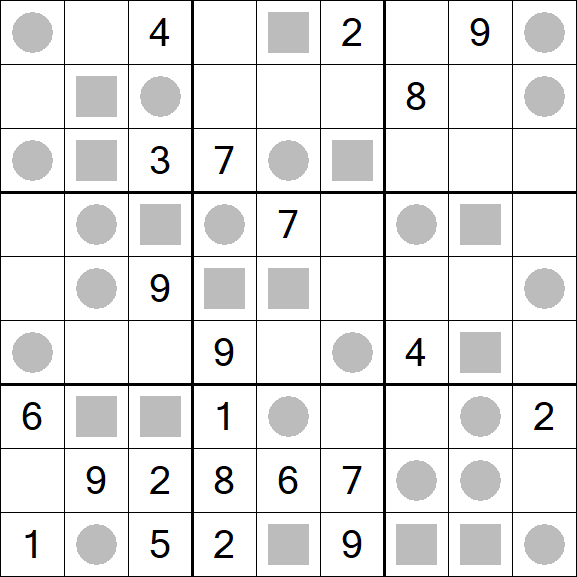 Even-Odd Sudoku - Hard