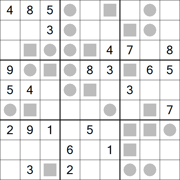 Even-Odd Sudoku - Hard
