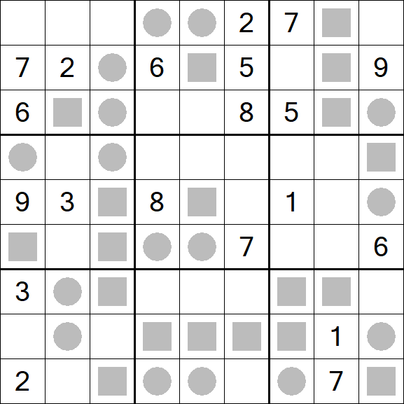 Even-Odd Sudoku - Difficile