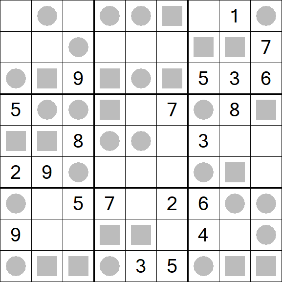 Even-Odd Sudoku - Difficile