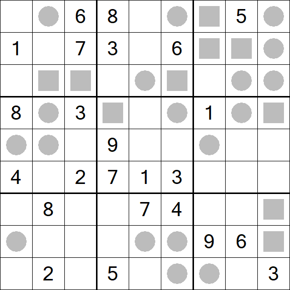 Even-Odd Sudoku - Difficile