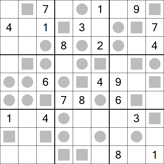 Even-Odd Sudoku - Difficile