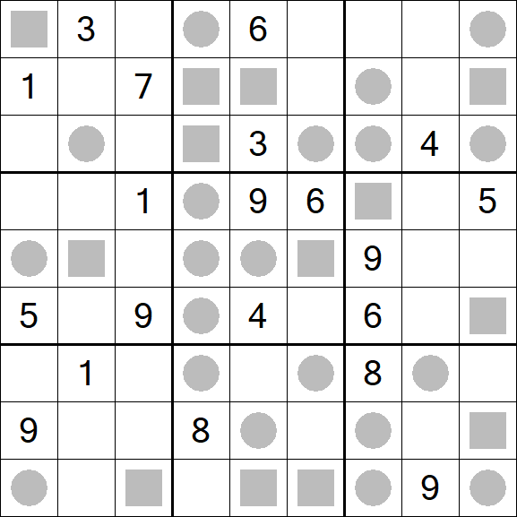 Even-Odd Sudoku - Difficile