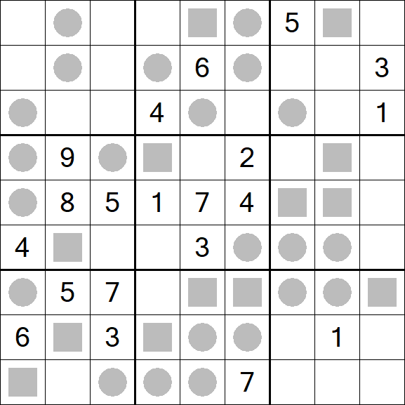 Even-Odd Sudoku - Difficile