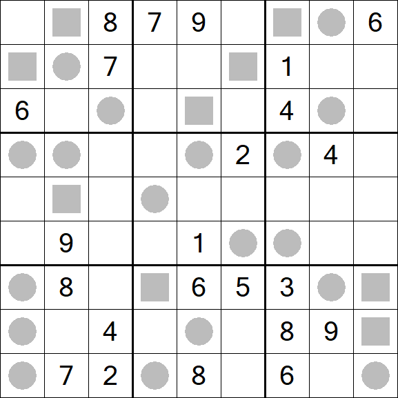Even-Odd Sudoku - Difficile
