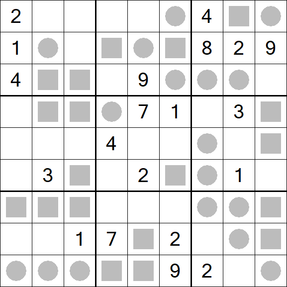 Even-Odd Sudoku - Difficile