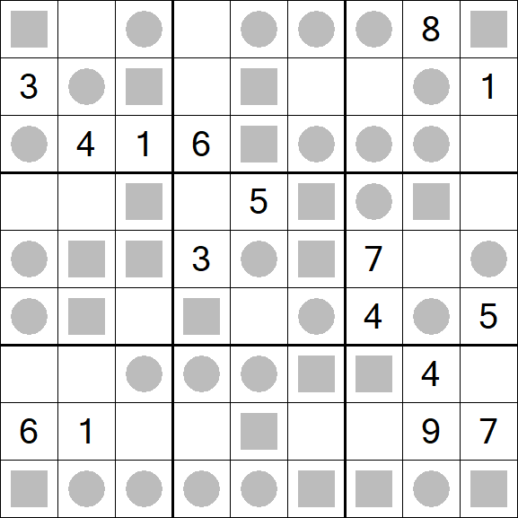 Even-Odd Sudoku - Difficile