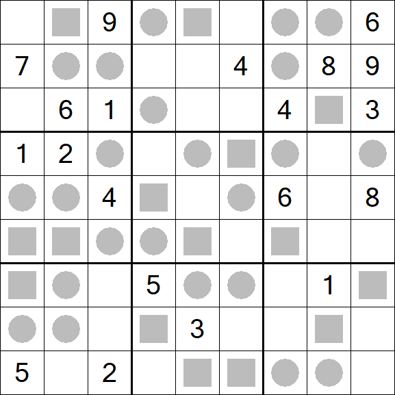 Even-Odd Sudoku - Difficile